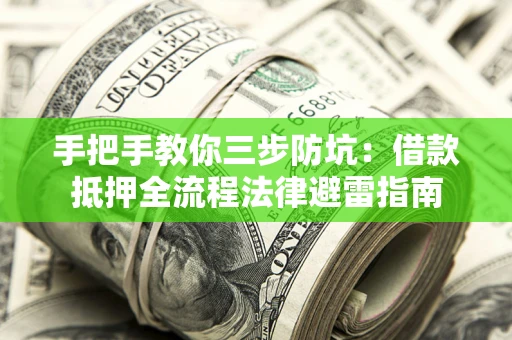北京手把手教你三步防坑：借款抵押全流程法律避雷指南
