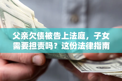 北京父亲欠债被告上法庭，子女需要担责吗？这份法律指南必须看完