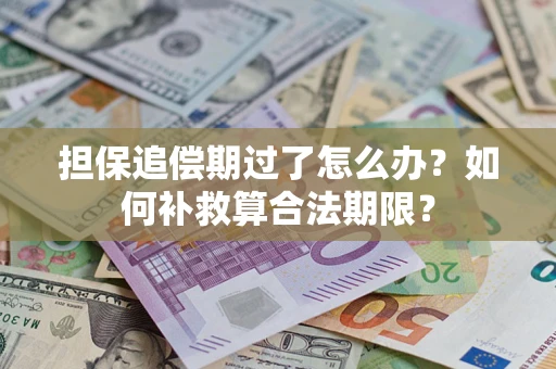 北京担保追偿期过了怎么办？如何补救算合法期限？