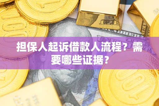 北京担保人起诉借款人流程?需要哪些证据? 北京担保人起诉借款人流程?需要哪些证据?