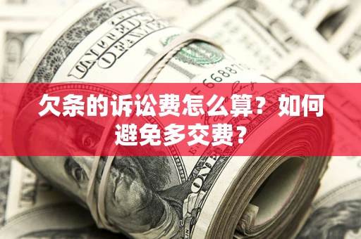 北京欠条的诉讼费怎么算？如何避免多交费？