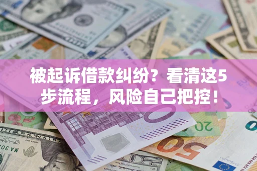 北京被起诉借款纠纷？看清这5步流程，风险自己把控！
