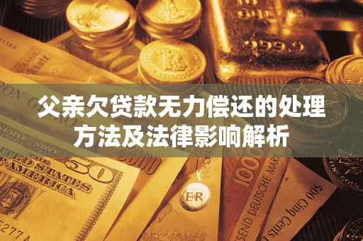 北京父亲欠贷款无力偿还的处理方法及法律影响解析