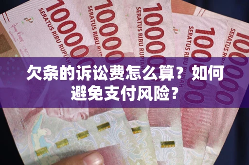北京欠条的诉讼费怎么算？如何避免支付风险？